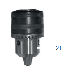 MANDRIN POUR PERCEUSE A COLONNE PARKSIDE PTBM 400 A1 - REF: 91103343